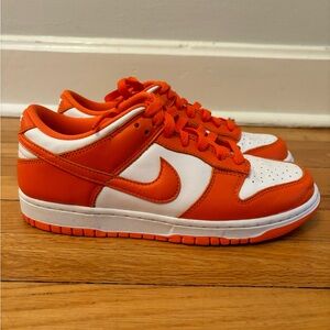Nike Dunk Low SP (White/Orange Blaze) Syracruse Men’s size 6 women’s size 7.5